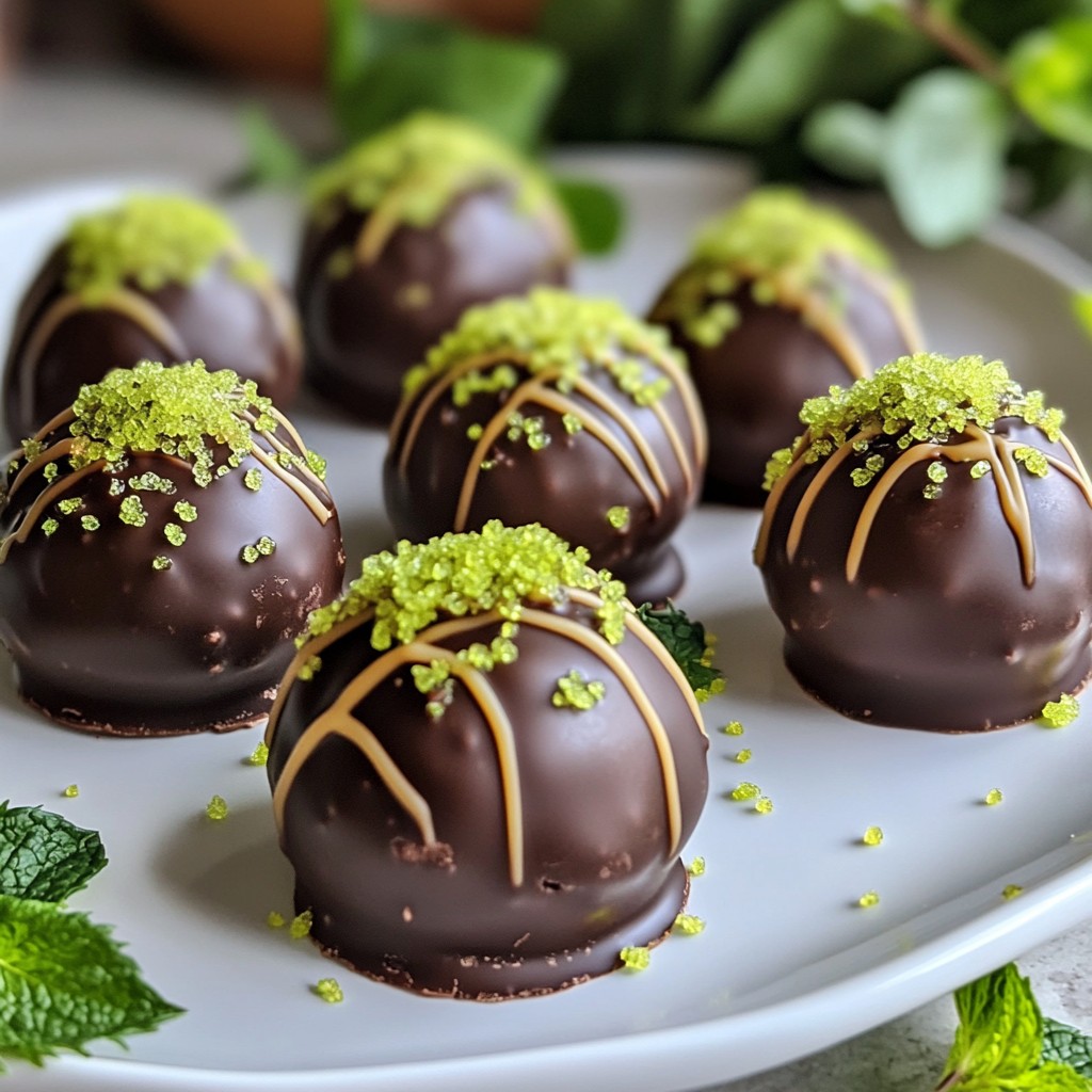 Mint Oreo Truffles Irresistible No-Bake Treat