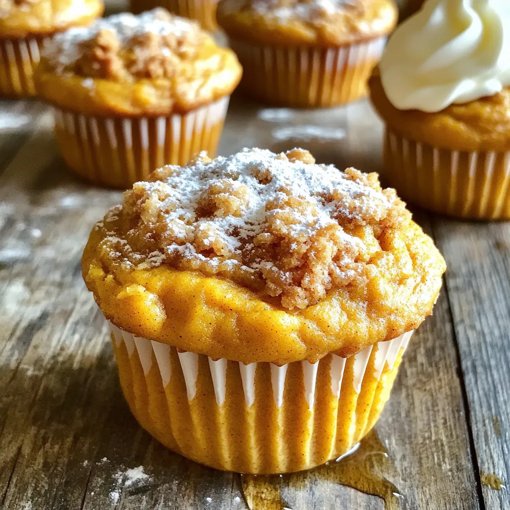 Bakery-Style Pumpkin Streusel Muffins Delightful Treat